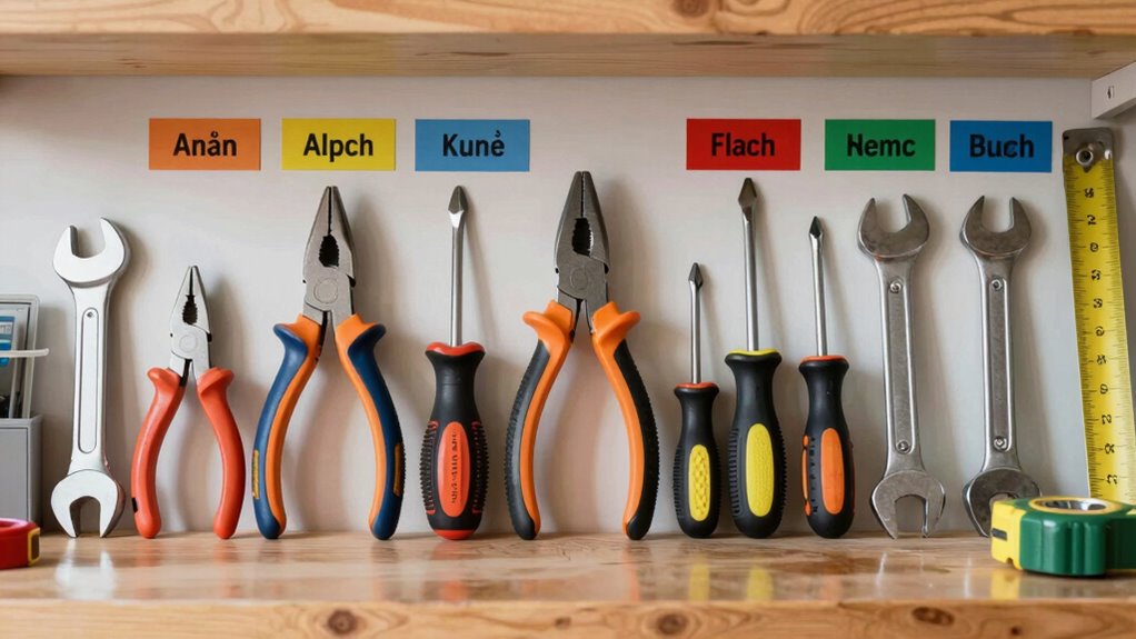 organized labeled adaptable workspace