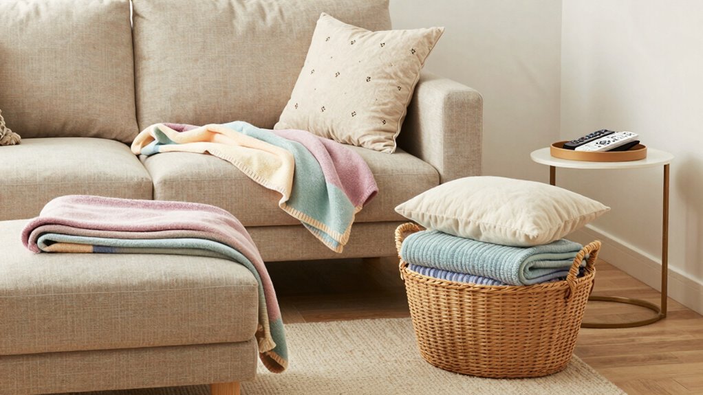 organized living room essentials