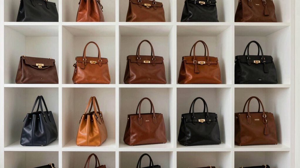 organized protected handbag storage