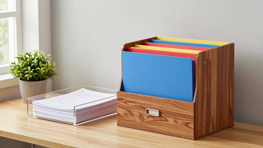 organizing household financial files