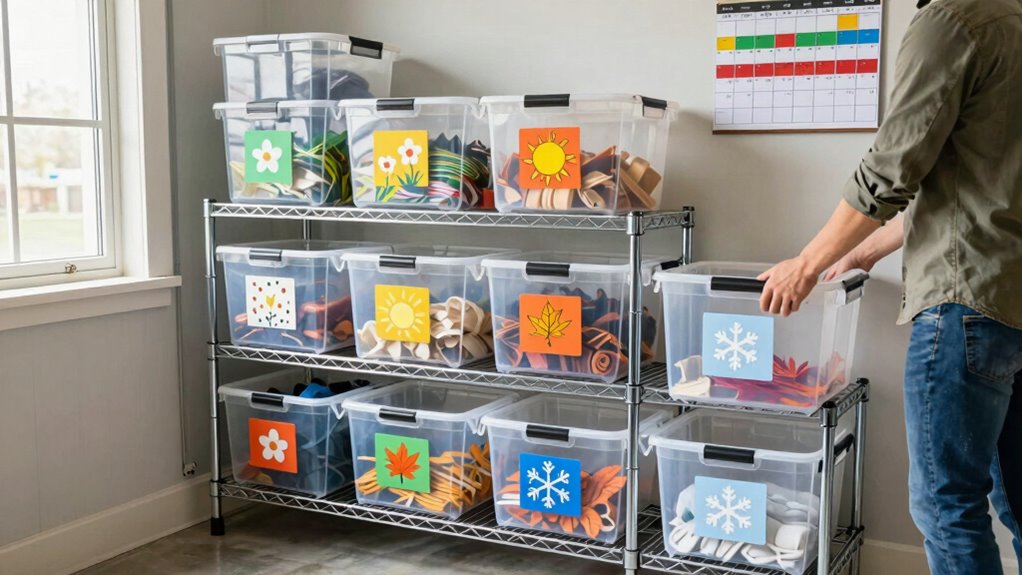 seasonal climate aware storage organization