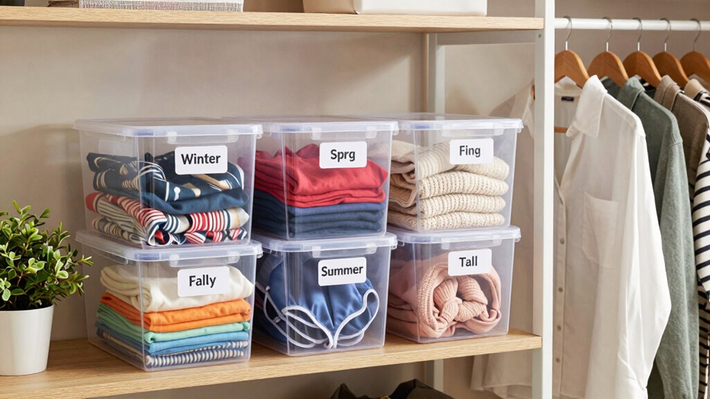 seasonal wardrobe organization and management