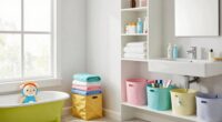 shared bathroom organization tips