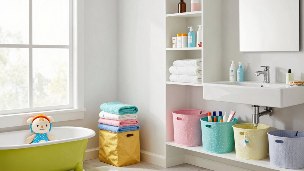 shared bathroom organization tips
