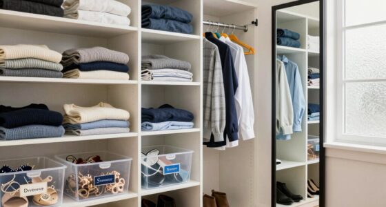 shared closet organization tips