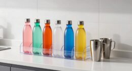simple water bottle organization