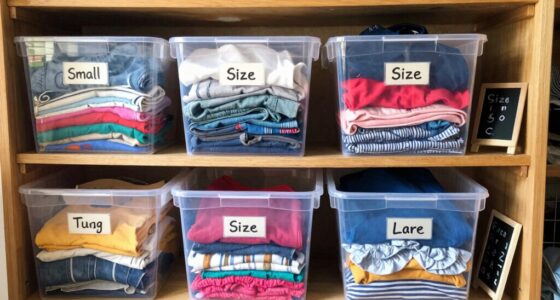 sort and label systematically