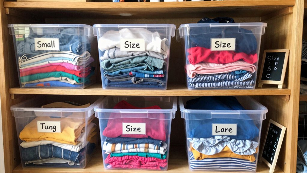 sort and label systematically