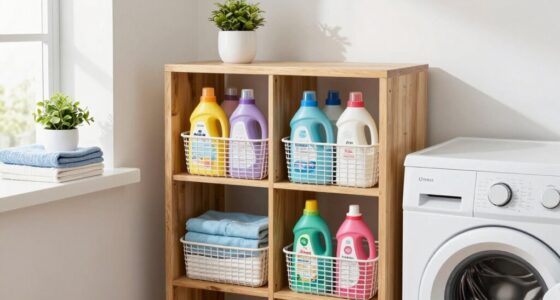 streamlined laundry supply organization