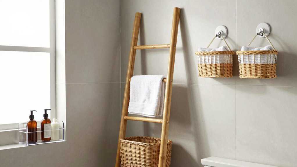 stylish eco friendly bathroom organization