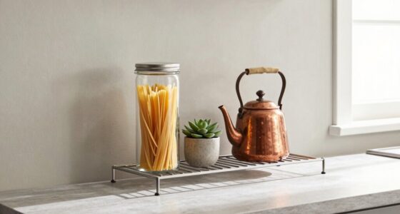 stylish organized kitchen storage