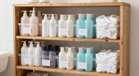toiletry backstock organization tips