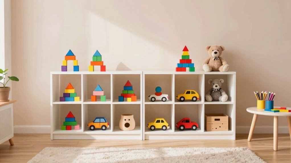 toy rotation and organization