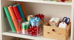 year round wrapping supply storage